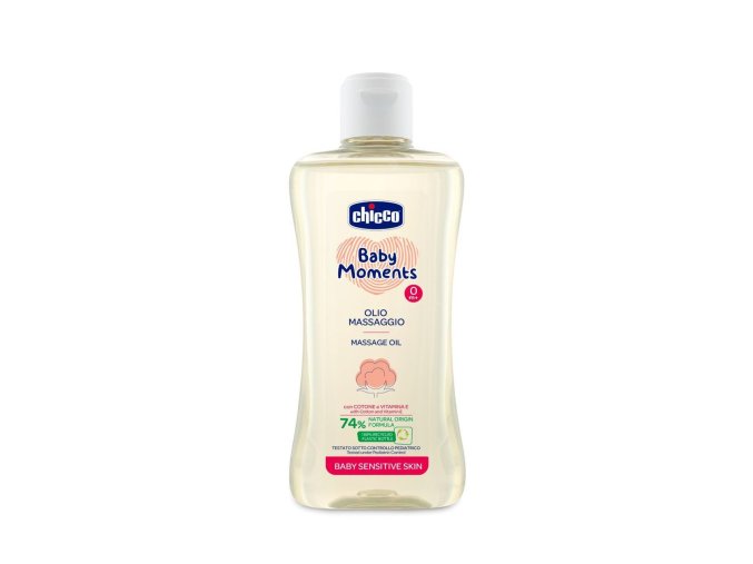 CHICCO -  Baby Moments - Olej masážní Sensitive 200 ml