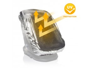 ZOPA Ochrana autosedačky proti slunci, Silver