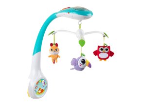 CHICCO - Magic Forest - Kolotoč nad postýlku s projektorem