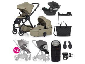 PETITE&MARS - Zvýhodněný set ICON 2V1 RWS kola + cybex + základna