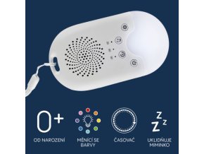 ZOPA Přenosný usínací modul s bílým šumem