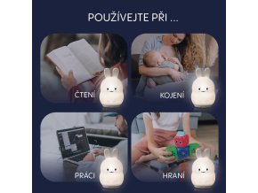 ZOPA Rabbit Lampička silikon vel. M