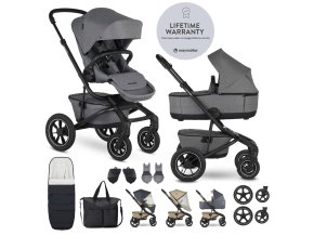 EASYWALKER Zvýhodněný set Kočárek Jimmey Air 2x set kol + fusak+ taška+ příslušenství
