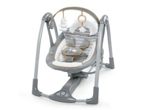 INGENUITY Houpačka konvertibilní cestovní s melodií Bella Teddy™ 0m+