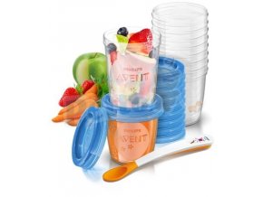 Avent - VIA Pohárky sada pro batolata 20ks pohárků + lžička