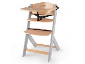 Kinderkraft - Enock Grey wooden - Jídelní židle