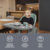 Zopa - SPACE - Jídelní židle (Pink/grey)