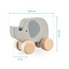 ZOPA - Dřevěné jezdící zvířátko - slon