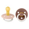 BIBS Colour okruhle cumliky z prirodneho kaucuku 2ks velkost 2 Night Woodchuck Blush 120454 5713795266937