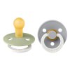 BIBS Colour cumliky z prirodneho kaucuku 2ks Nocny Sage Cloud velkost 1