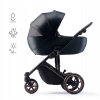 Kinderkraft Multifunkcni kocarek 2v1 Gondola PRIME 2 Cerny Pocet kol 4