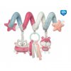 canpol babies plysova spirala do kocarku pastel friends seda