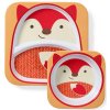 skip hop zoo jidelni set miska talirek 2v1 Lištička