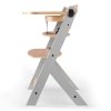 Kinderkraft Enock Grey wooden Jídelní židle