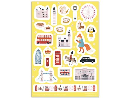 Samolepky v Londýně