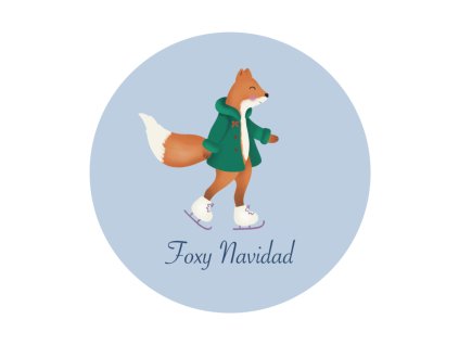 Vánoční placka Foxy Navidad