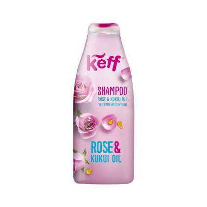 Hydratační šampon na vlasy - Růže a Kukui olej, 500ml