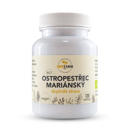 Ostropestřec mariánský - 120 veganských kapslí