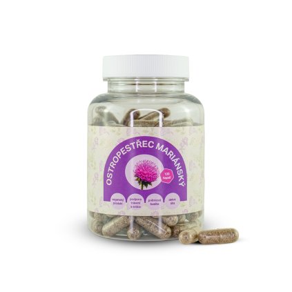 Prémiový ostropestřec mariánský - 120 veganských kapslí