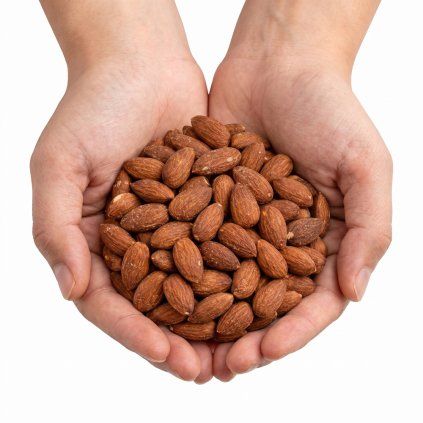 Mandle - Pražené solené neloupané, 500 g