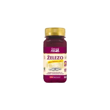 Železo 20 mg s kys. listovou a vitaminem C - 60 tablet
