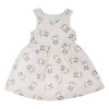 Dívčí šaty, šedé s jednorožci