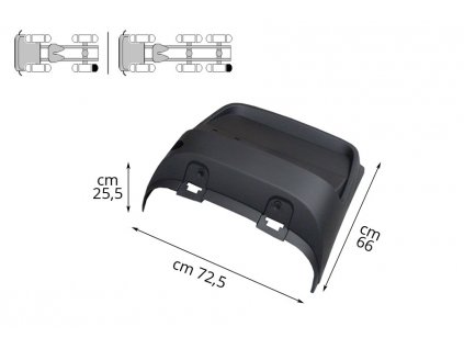 DAF 2012 hinterer Radkotflügel, hinten, linke Seite