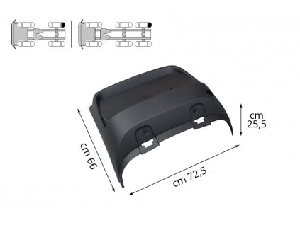 DAF 2012 Hinterradkotflügel, hinterer Teil, rechte Seite