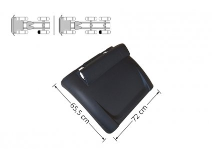 DAF 2012 Hinterradkotflügel, Vorderteil, linke Seite