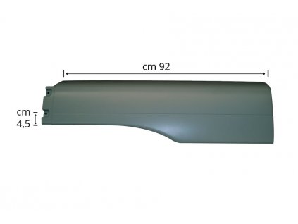 Kotflügelverbreiterung MAN TGS, linke Seite