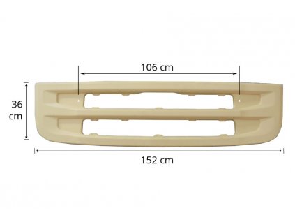 Scania R 2010, untere Maske