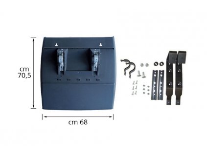 Iveco Stralis Kotflügel hinten, hinterer Teil, rechte und linke Seite