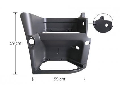 Trittstufe RVI New Premium, rechte Seite