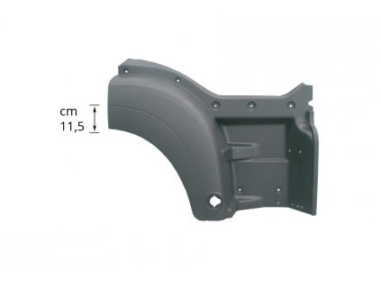 Trittstufe MAN TGA groß, TGS, 6x4, rechte Seite