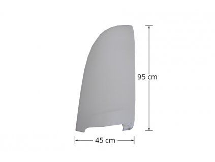 Windabweiser, Kabinenecke SCANIA R 2010, linke Seite