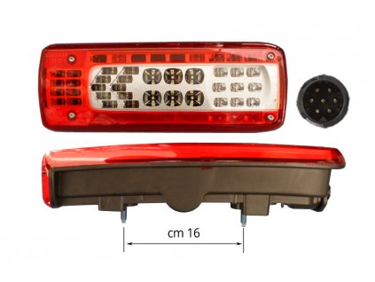 Koncová svítilna Volvo FH4, LED, levá strana