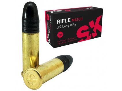 Malorážkový náboj Lapua .22LR SK Rifle Match 2,59g 40gr 327m/s