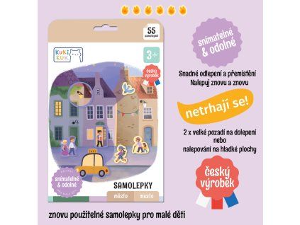 KukiKuk -  Samolepky Město