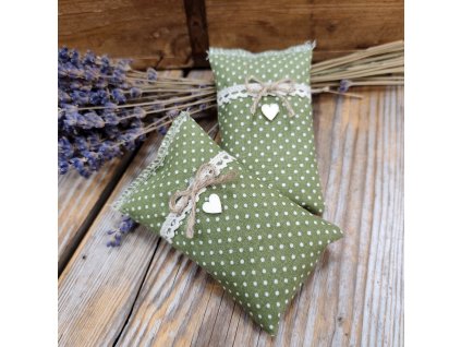 Levanduľové vonné vrecko - zelené