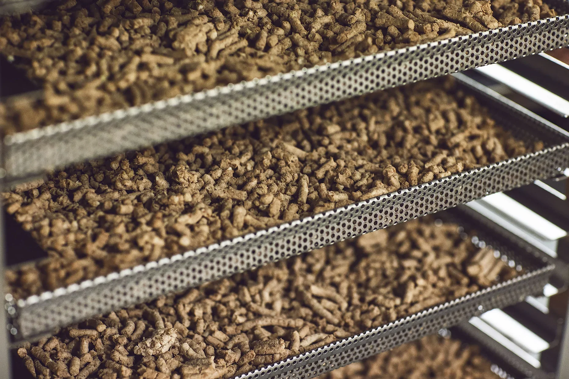 Příprava masa na granule