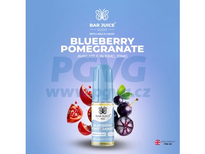bar juice blueberry pomegranate