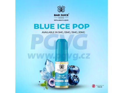bar juice blue ice pop