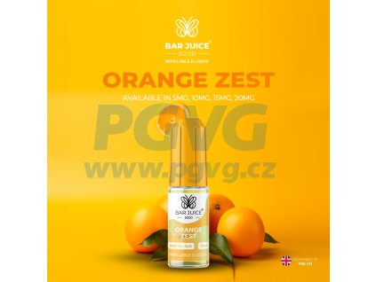 bar juice orange zest