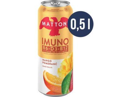 Mattoni imuno pomeranč+mango 0,5L plech