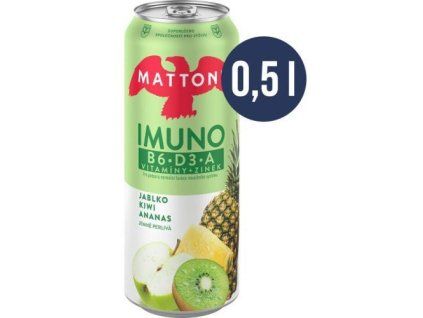 Mattoni imuno jablko+kiwi+ananas 0,5L plech