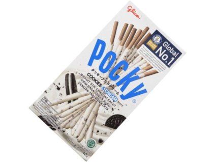 Glico pocky tyčinka biscuit cookie & cream 40g IDN