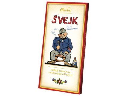 Carla čokoláda švejk s rumovou příchutí 80g