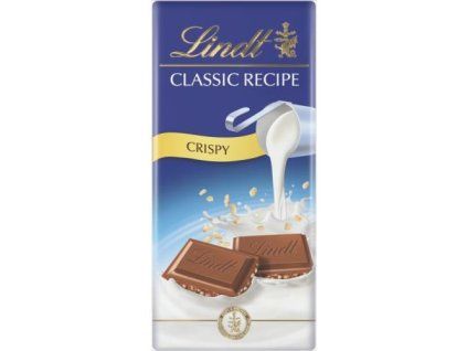 Lindt classic milk crispy 100g