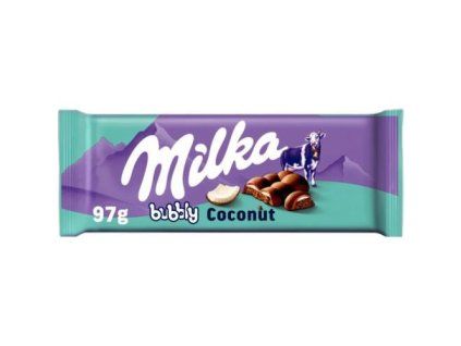 Milka bubbly coconut 97g LE
