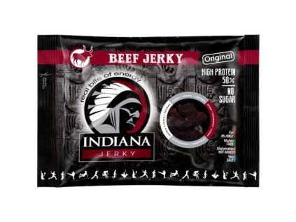 Indiana jerky hovězí original 90g